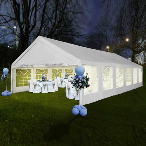 20x40Ft Heavy Duty Outdoor Canopy Tent with Storage Bags S383