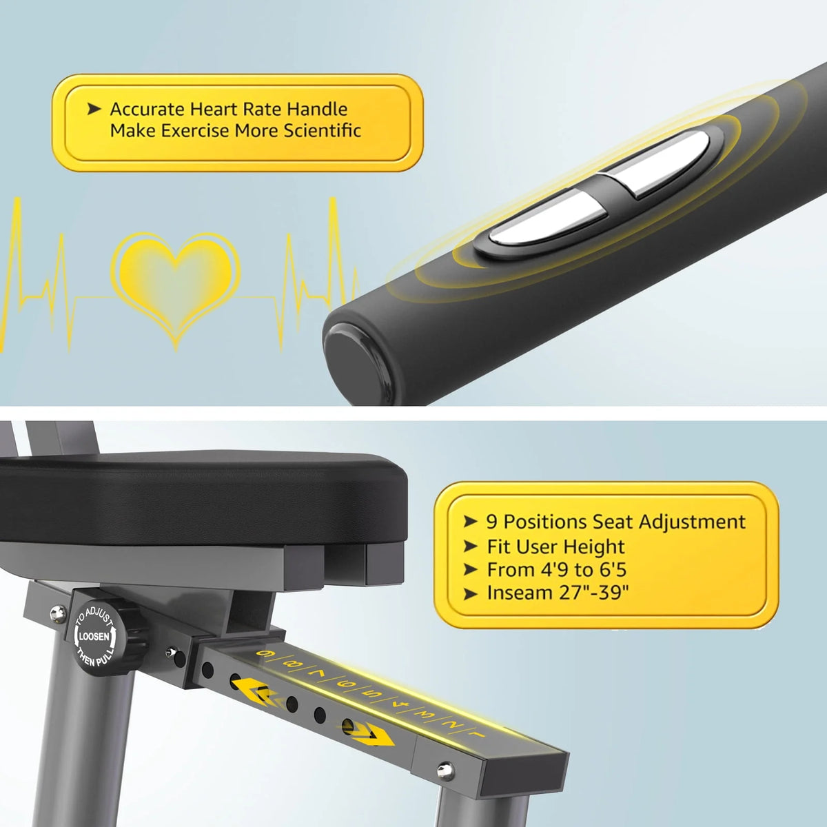 Recumbent Exercise Bike Magnetic Resistance R151