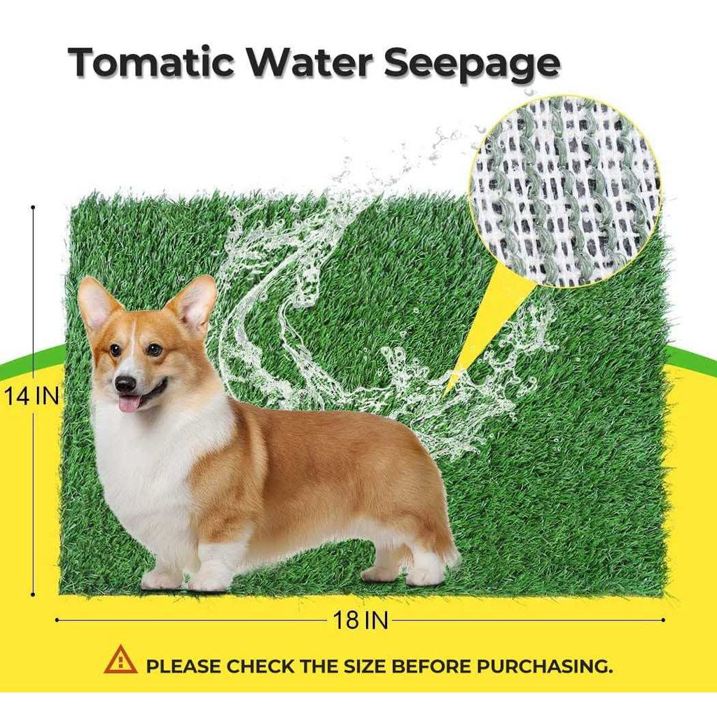 2-Pack Portable Washable Dog Grass Pad K789