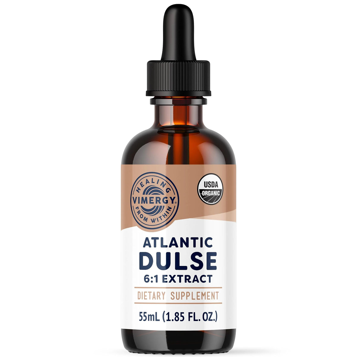 USDA Organic Atlantic Dulse Extract Liquid Seaweed Supplement Drops 55 ml V862915