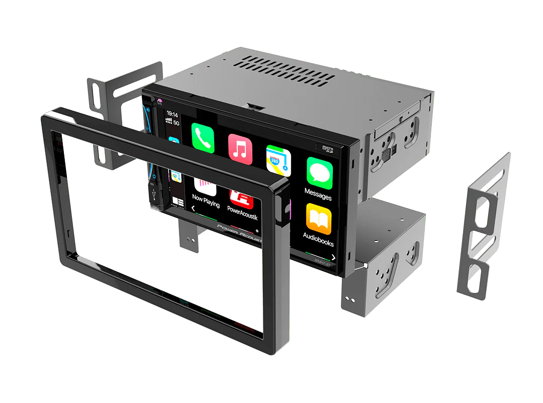 7 Mechless HD LCD Capacitive Touchscreen Bluetooth Car Stereo with 2 6.5 Speakers Y76349