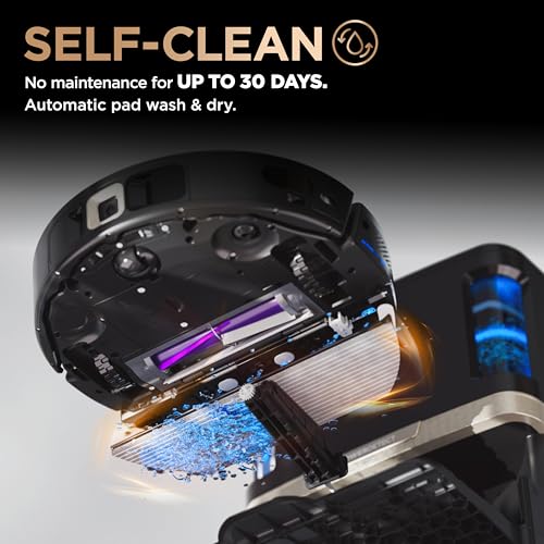 Robot Vacuum & Mop Combo, Self-Emptying, Self-Refill Y1516