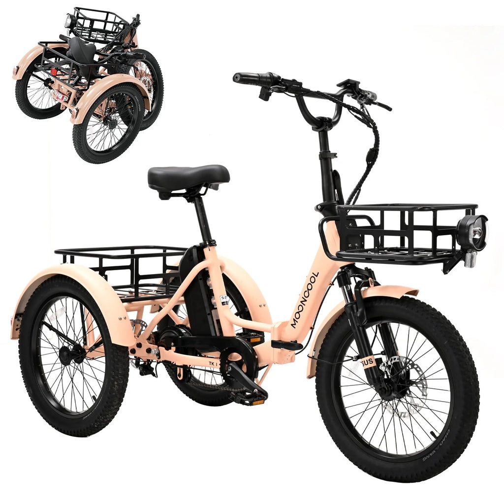 24/26 Electric Tricycle 350W 36V 7 Speeds with Basket F614601