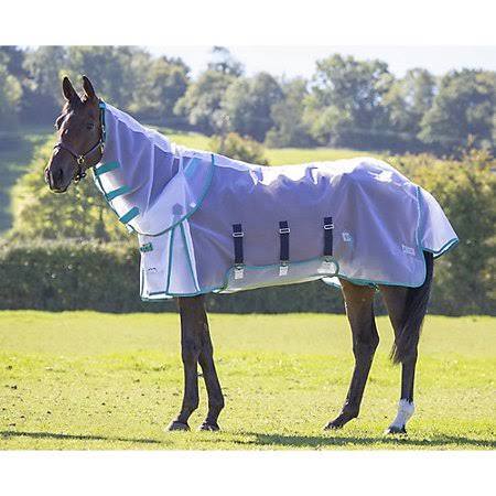 White Detachable Neck Fly Sheet W308420
