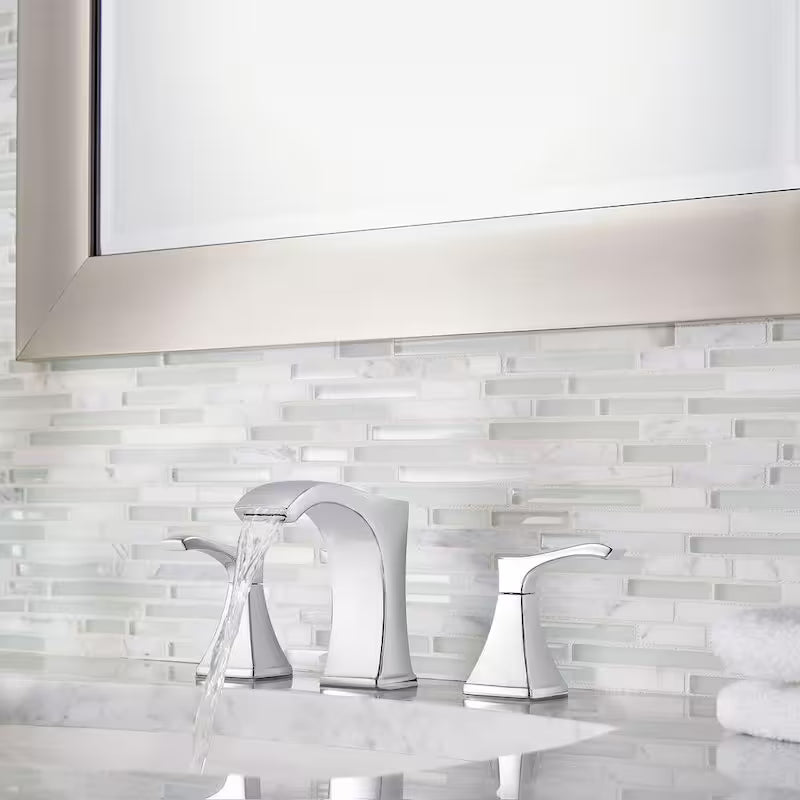 8 in. Widespread 2-Handle Bathroom Faucet in Polished Chrome U102