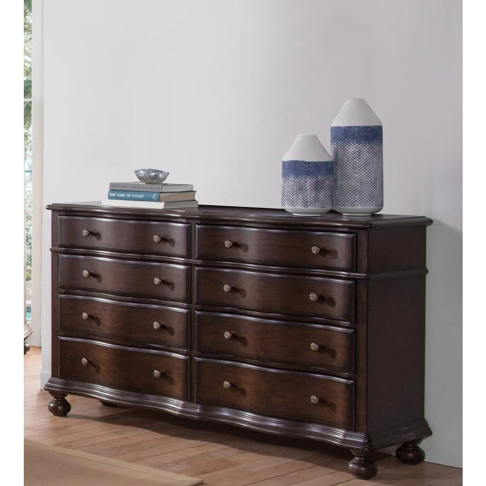 8 Drawer Wood Chest Tobacco Brown T58650