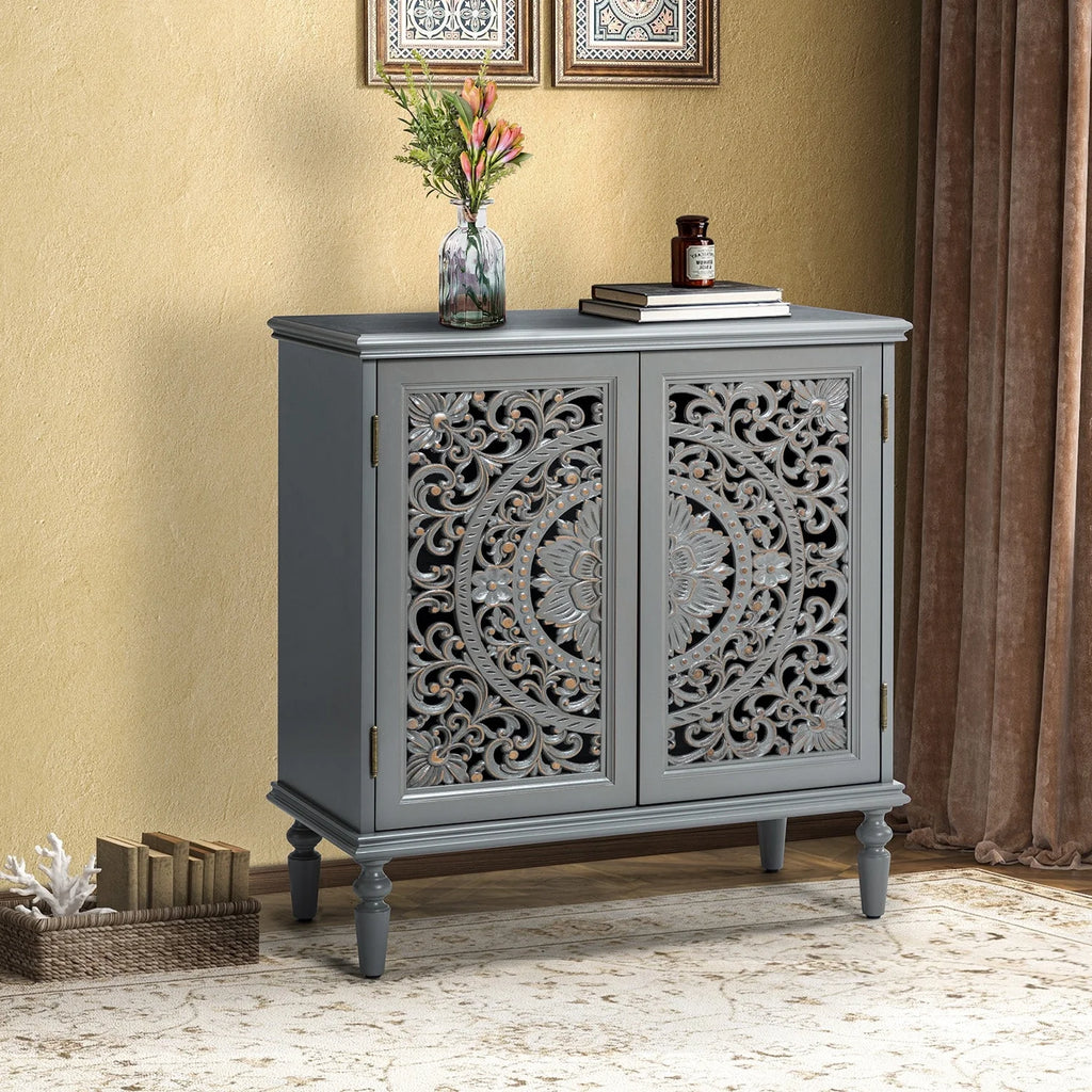 32" Tall 2-Door Accent Cabinet B10382