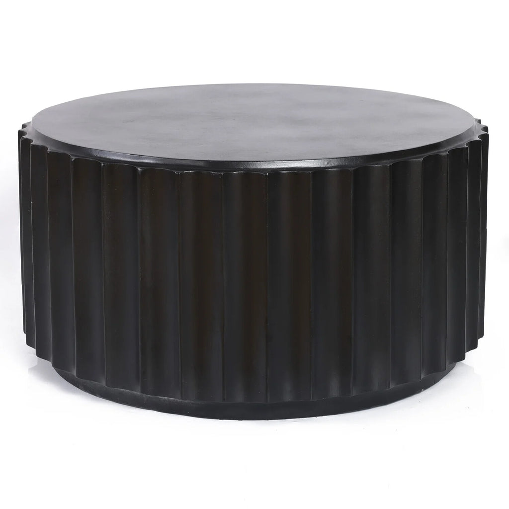 Black Round Coffee Table B1109