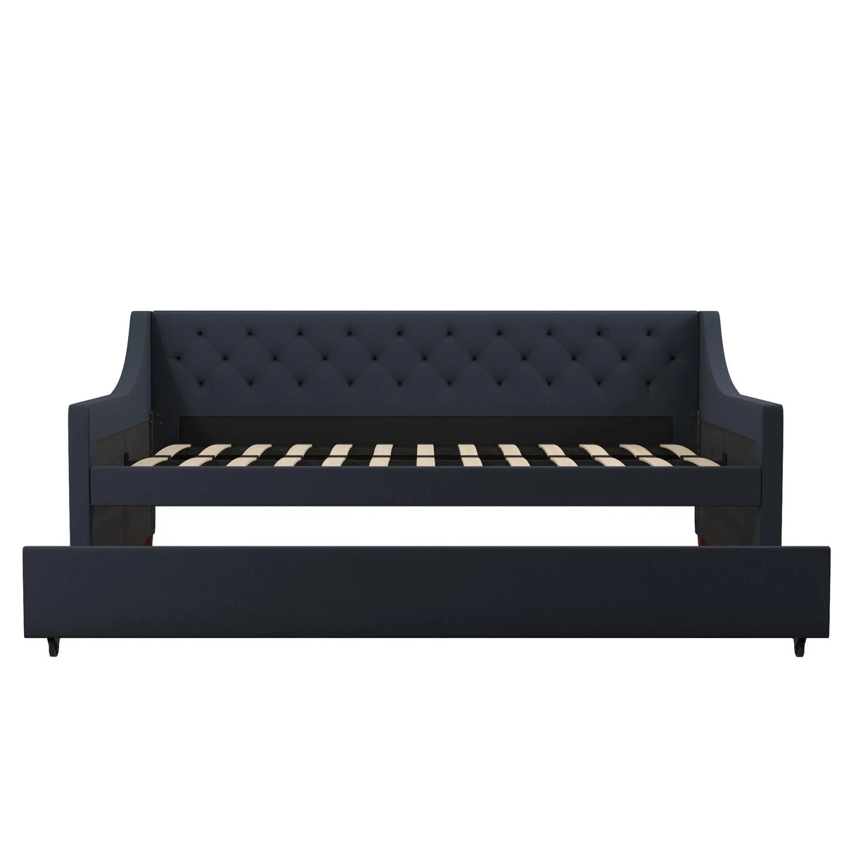 Blue Linen Daybed and Trundle V366427