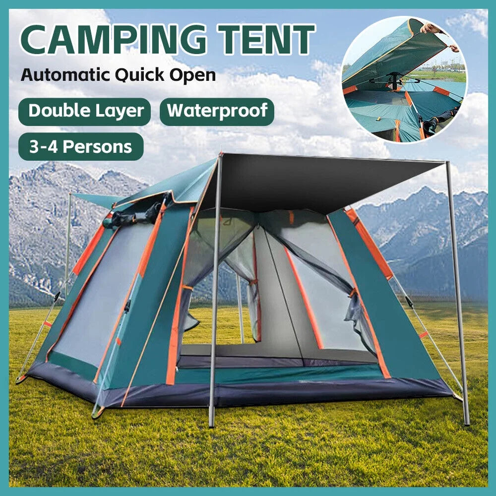 3-4 Person Pop Up Outdoor Camping Tent G18086