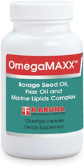 120 Gelatin Softgel Capsules Omega-3,6,9 Evening Primrose Borage Flaxseed U34580