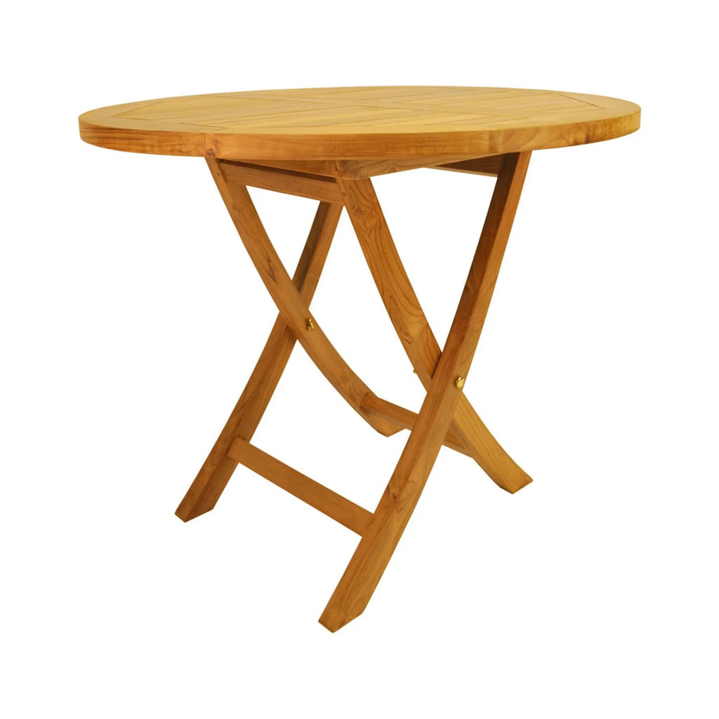 35 in. Round Folding Bistro Table L6455