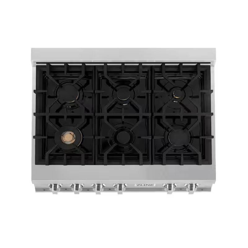 6 Burner Gas Cooktop with Griddle R552
