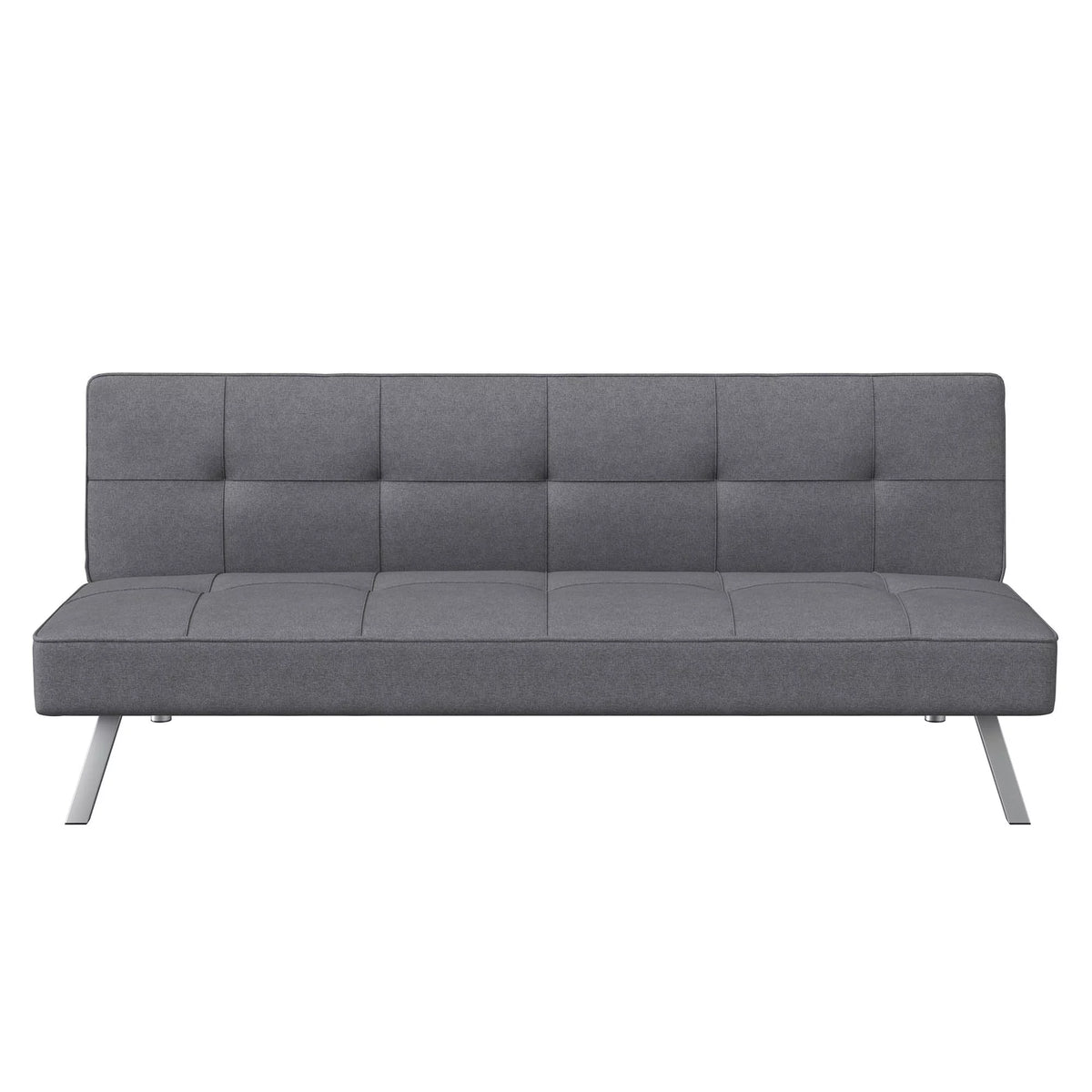 Charcoal Gray Fabric Futon E554601