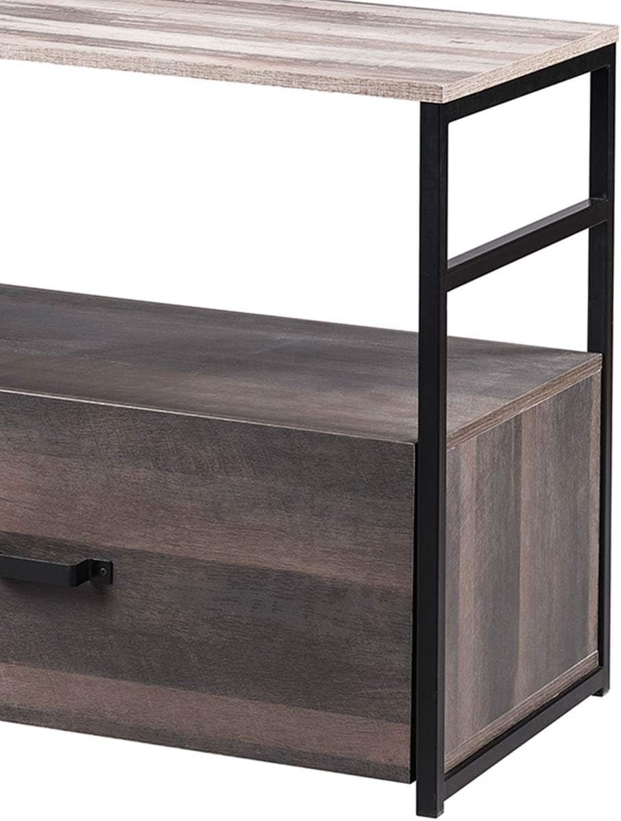 Lateral File Cabinet with Shelf and Drawer W8841