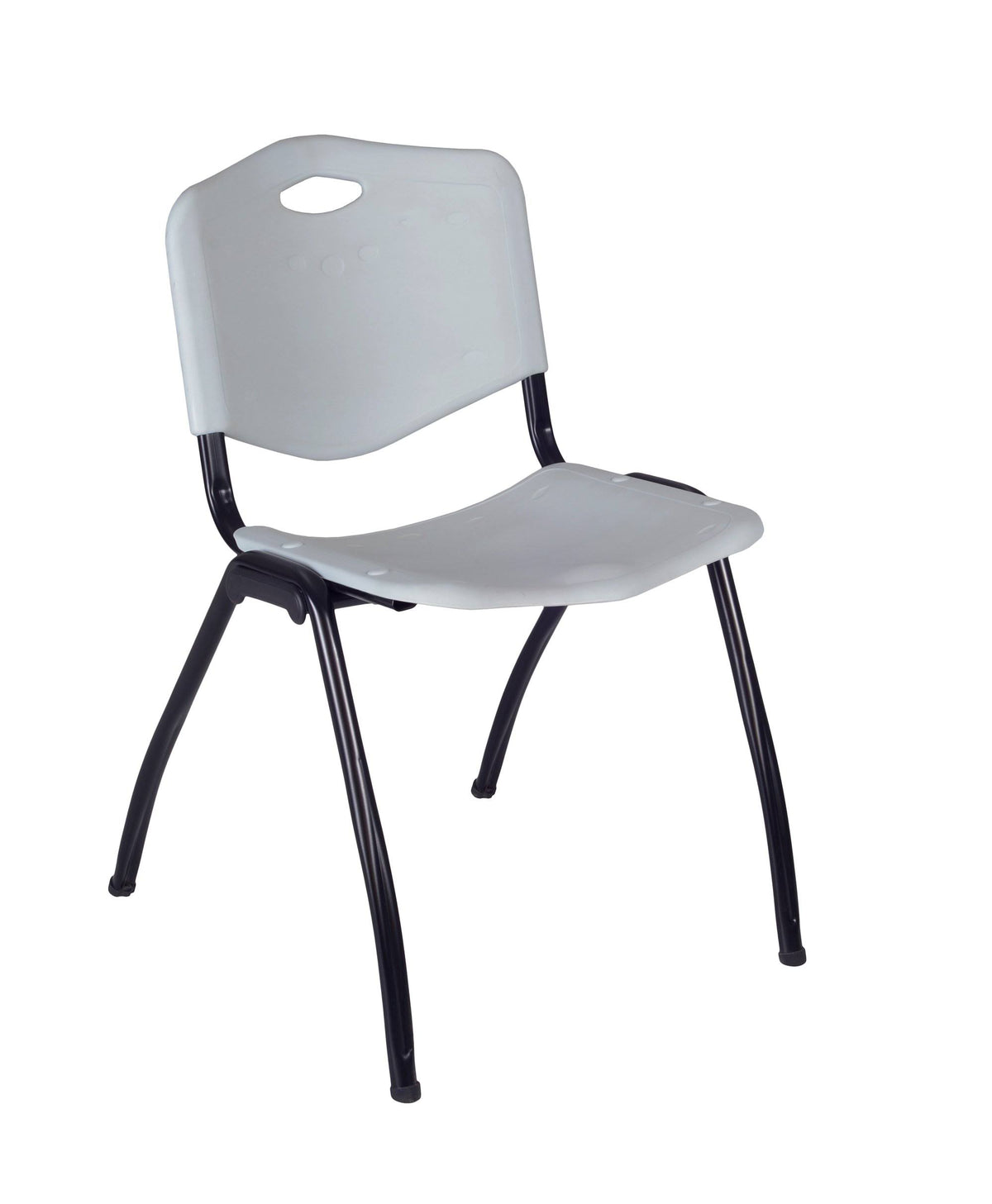 36x22 Square Breakroom Table and 4 Stack Chairs E485341