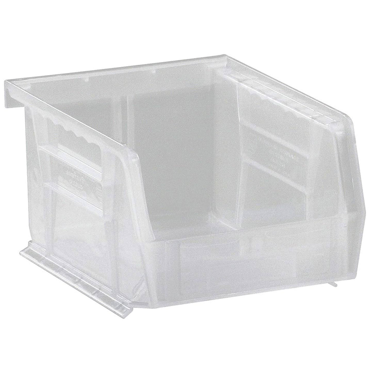 Clear-View Hang and Stack Bin 5-3/8 inch x 4-1/8 inch x 3 inch Pack of 24 N54535