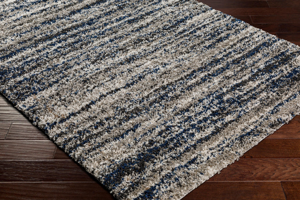 6x9 Dark Blue Area Rug F91145