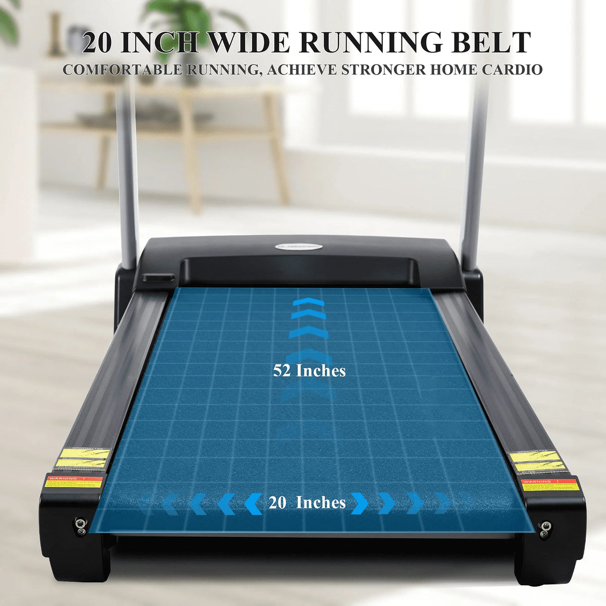 Folding Treadmill with 15% Electric Incline D7426