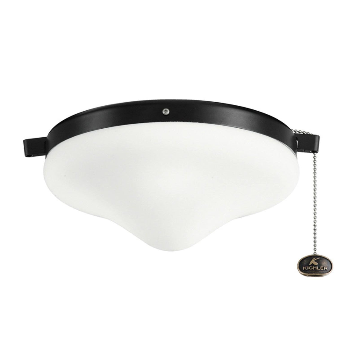 Satin Black Outdoor Fan Light Kit G482