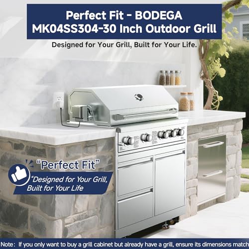 30 Inch Stainless Steel 5-Burner Propane Gas Grill E357