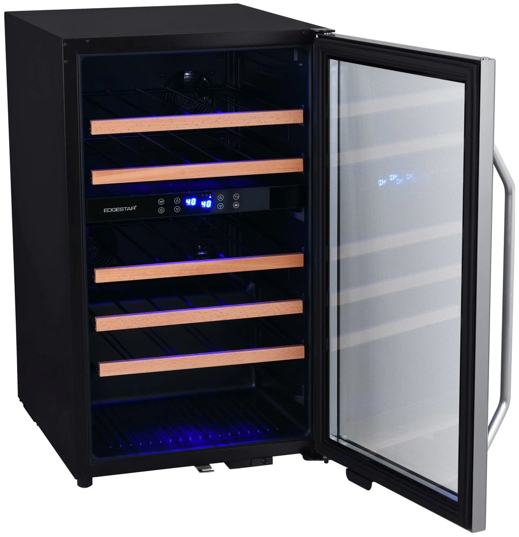 38 Bottle Capacity Free Standing Wine Cooler Stainless Steel E80814