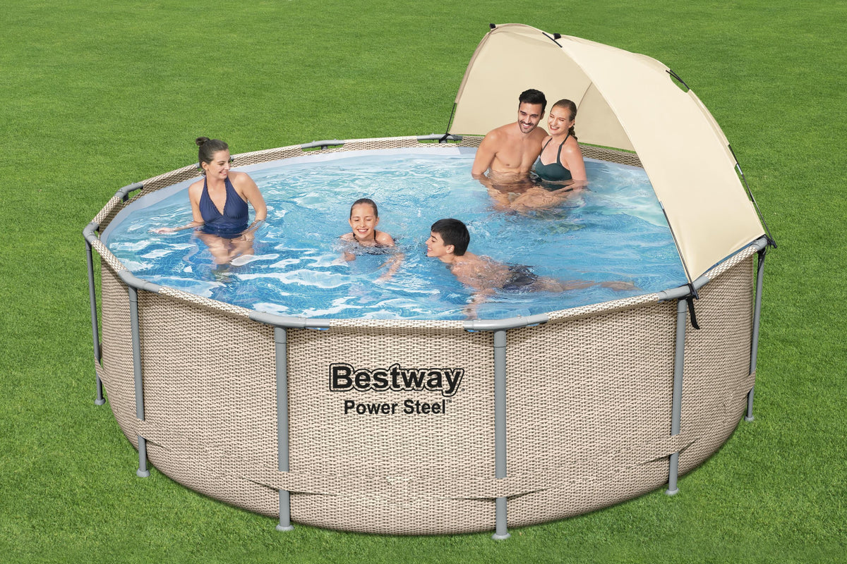 14' x 42 Round Above Ground Swimming Pool Set U775578