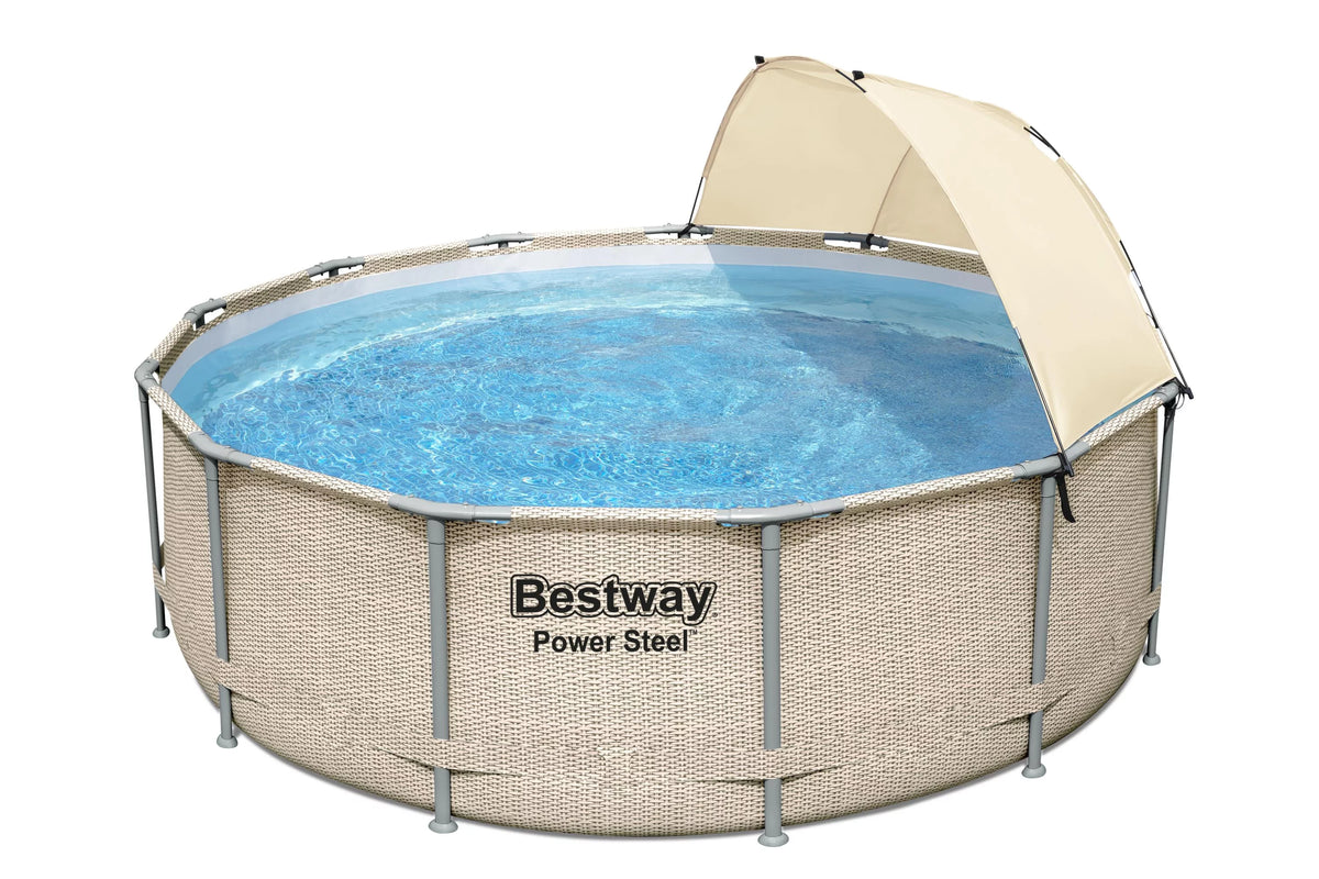 14' x 42 Round Above Ground Swimming Pool Set U775578