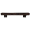 Espresso Rustic Distressed Shelf A785137
