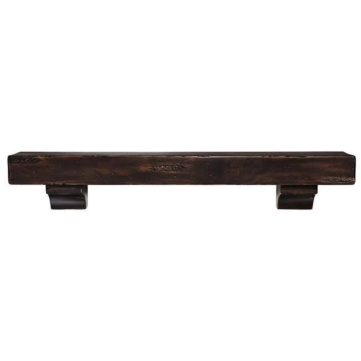 Espresso Rustic Distressed Shelf A785137
