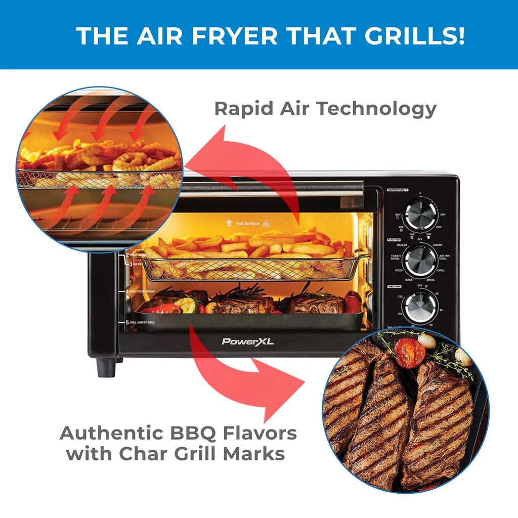 Black Air Fryer Grill I1228