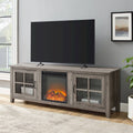 Farmhouse Fireplace TV Stand for TVs Up to 80" K6540