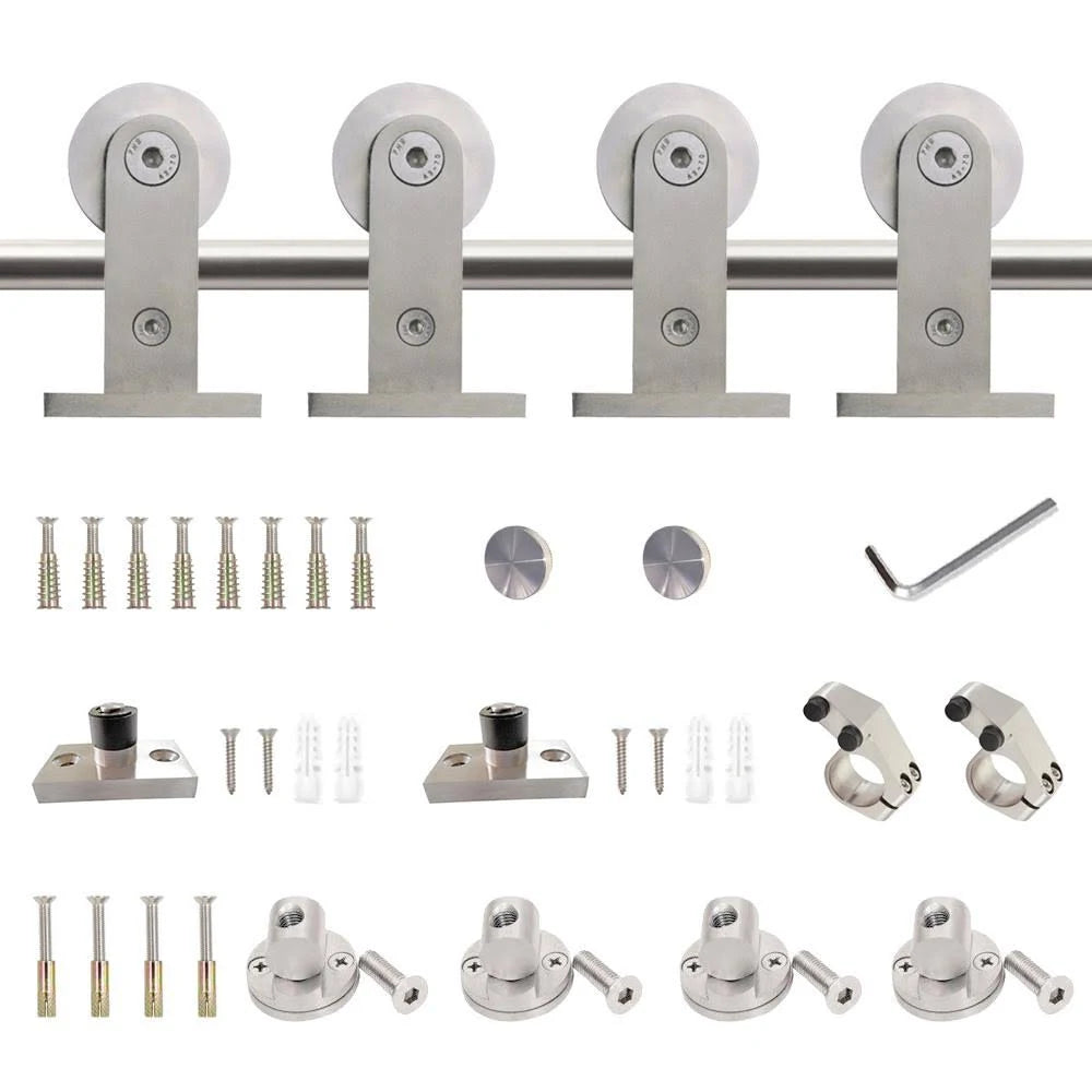 Sliding Double Barn Door Hardware Kit 72 in. E63375