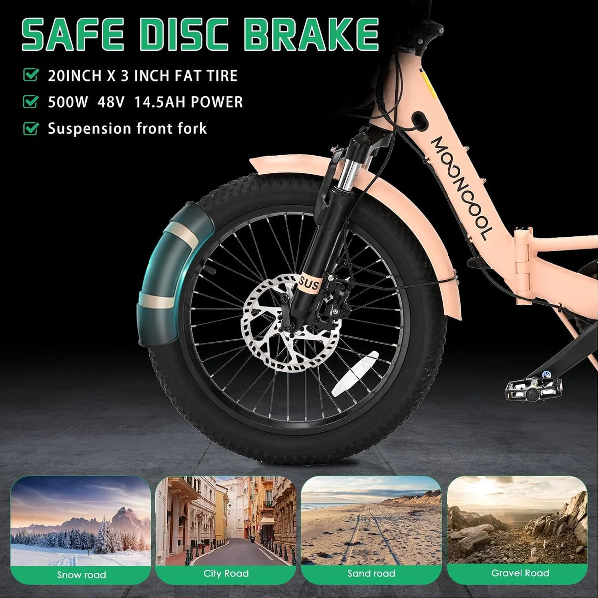 24/26 Electric Tricycle 350W 36V 7 Speeds with Basket F614601