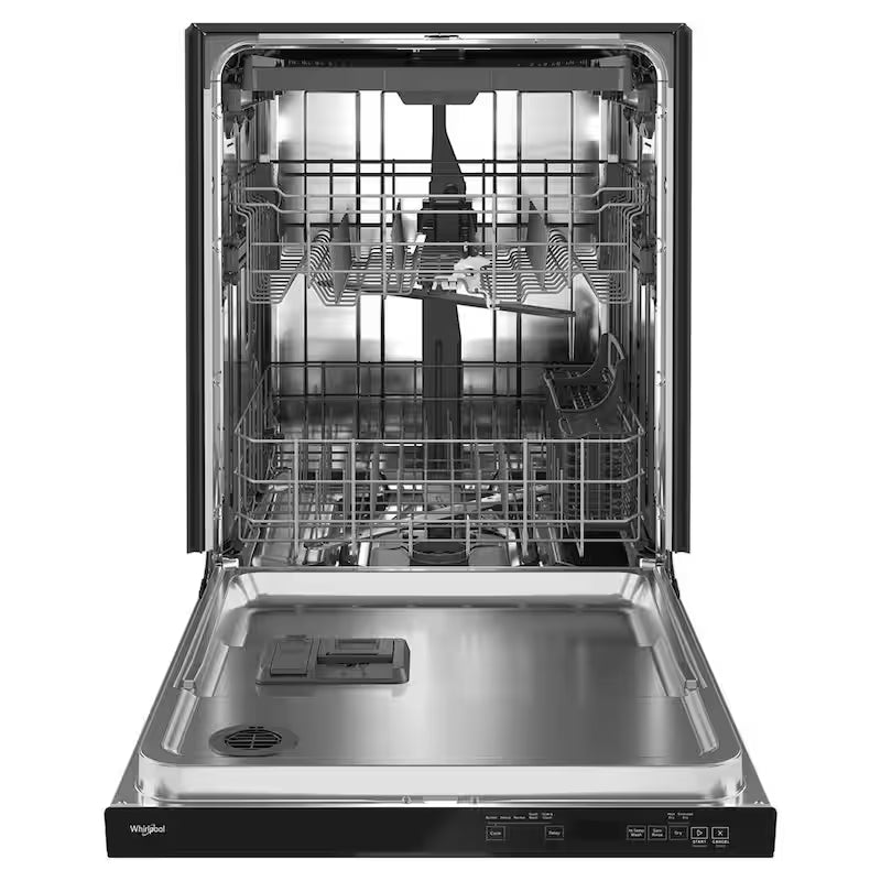Black Built-In Tall Tub Dishwasher with Third Level Rack D40385