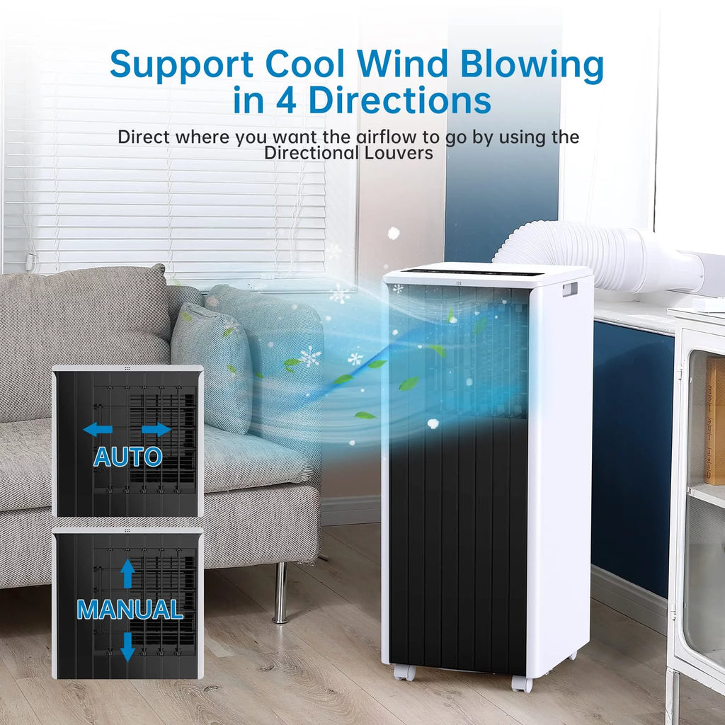 8000 BTU Portable Air Conditioner with Remote Control Z291