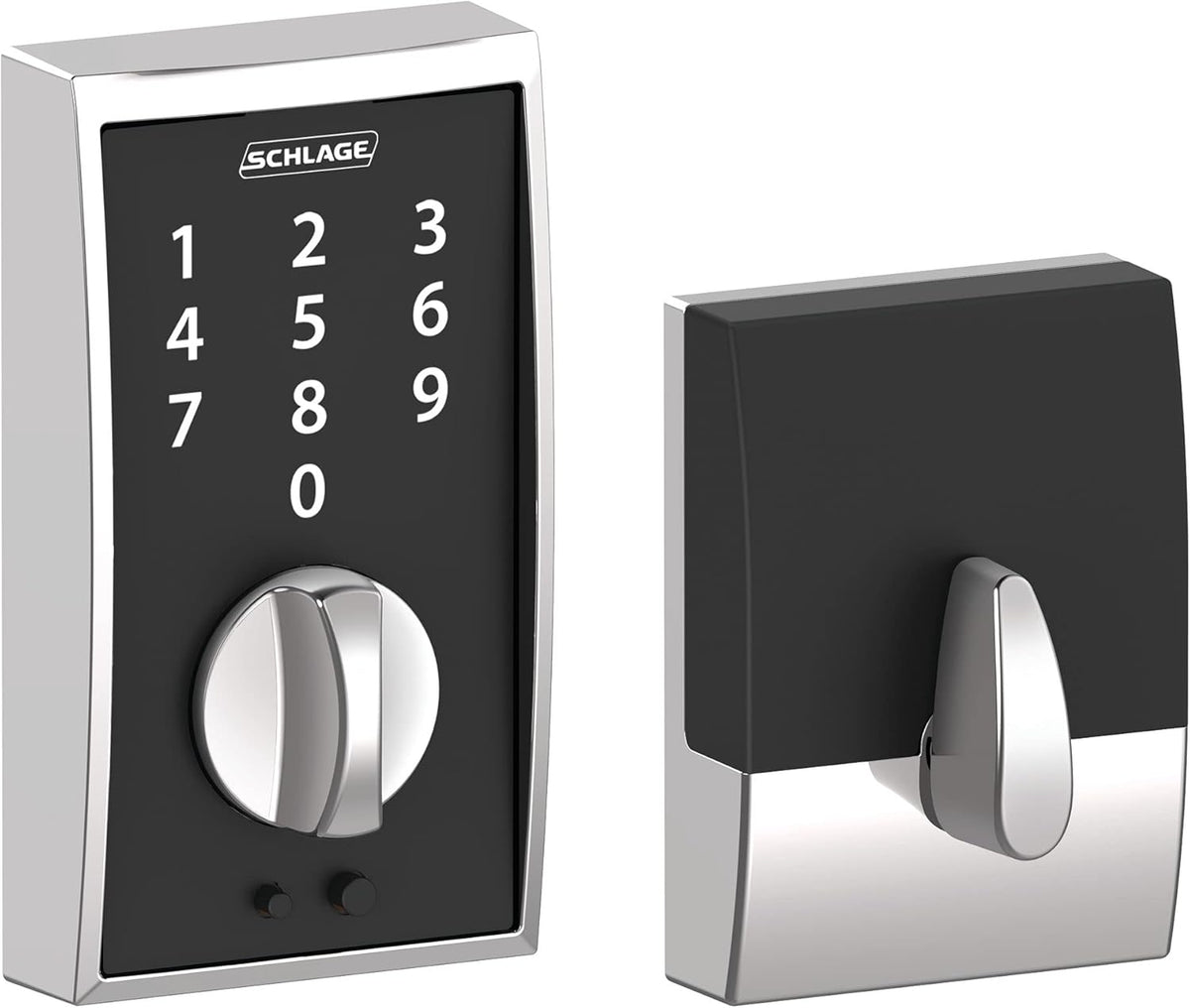 Satin Nickel Electronic Keyless Entry Deadbolt L95274