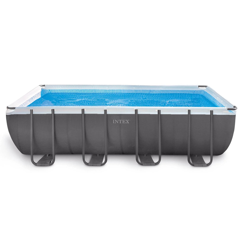 18ft x 9ft x 52in Rectangular Above Ground Pool with Pump D289