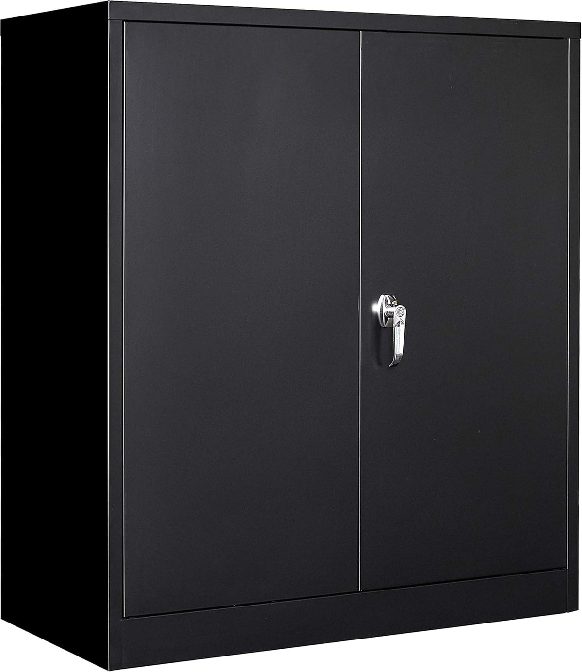 Metal Storage Cabinet with Locking Door and 2 Adjustable Shelves F8778