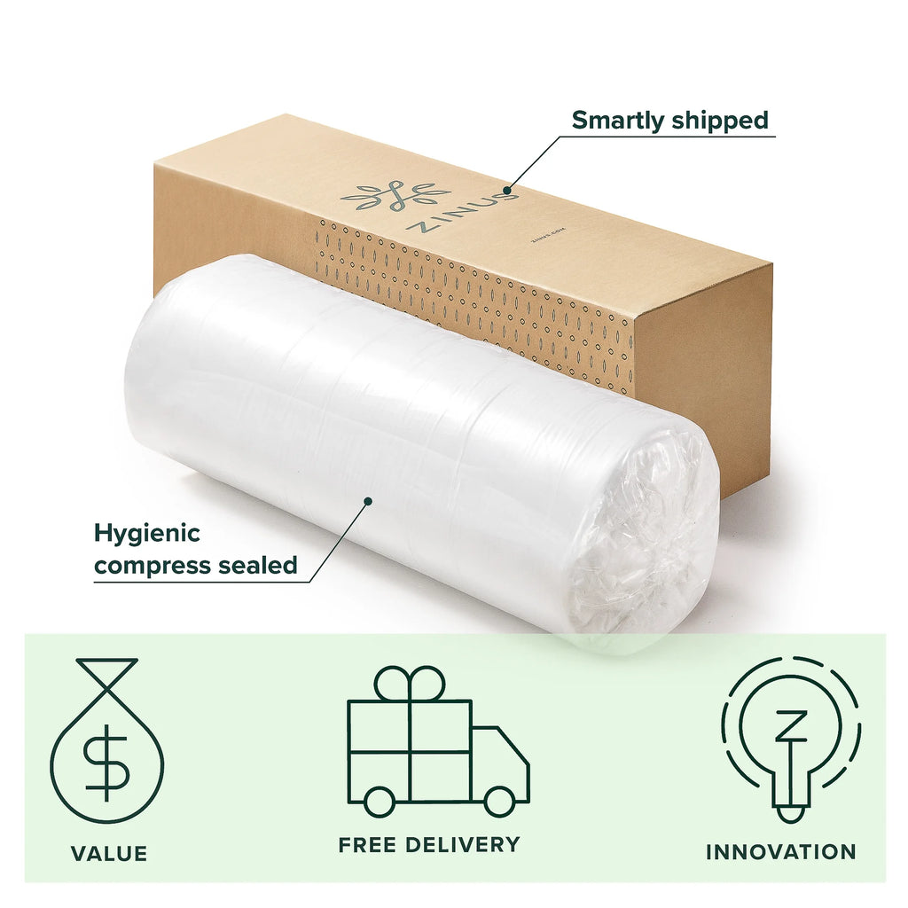10 Cooling Support Foam Mattress in a Box, Twin C799604