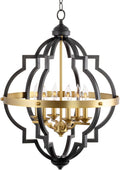 6-Light Rustic Farmhouse Chandelier Q9217