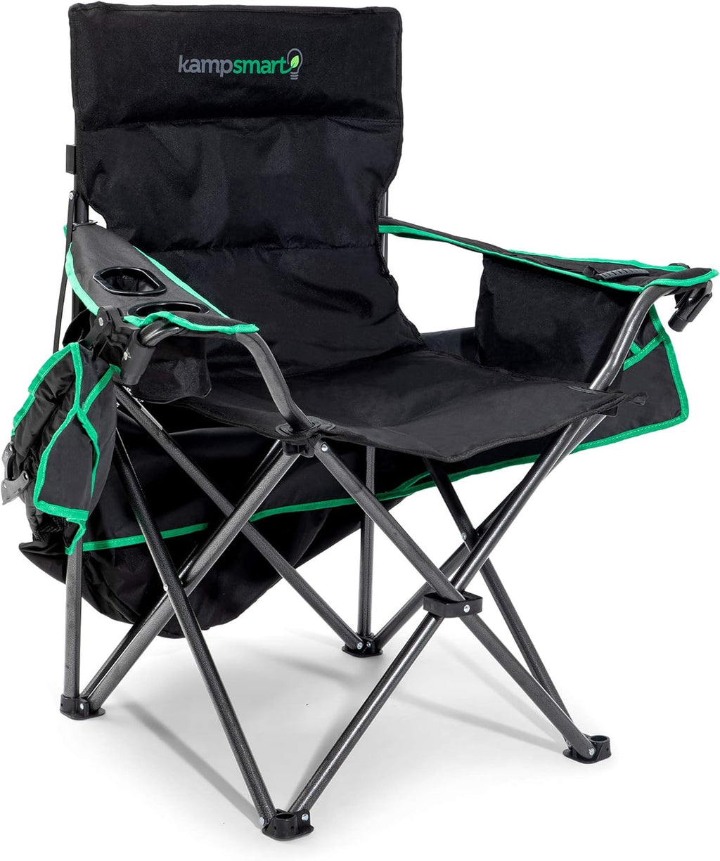 Folding Camping Chair with Canopy and Storage Bag Y9983