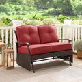 Steel Outdoor Glider Loveseat U523696