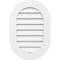 Vertical Round Ended Surface Mount PVC Gable Vent T26905