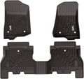 Black TPE Floor Mats for Jeep Wrangler JL 4 Doors Full Set U1324