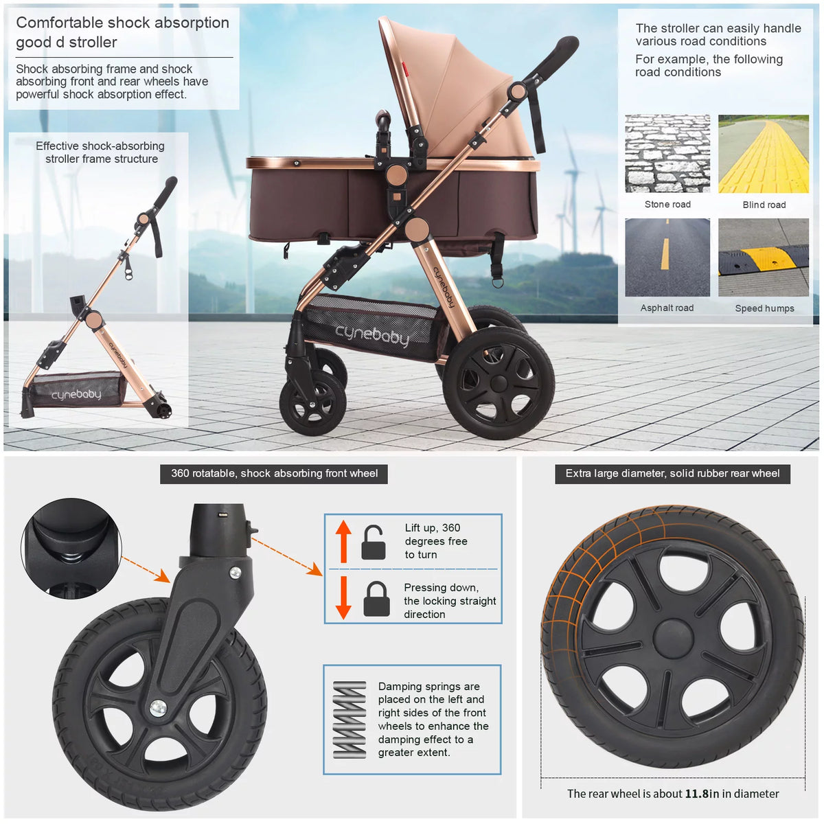 Newborn Infant Toddler Stroller P8061