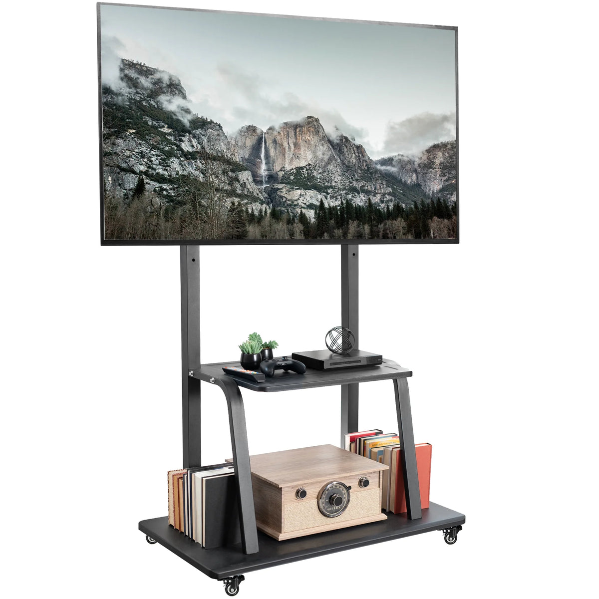 Heavy Duty Steel Mobile TV Cart for 42" to 100" Screens Z603