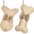 2 Pcs Dog Christmas Stocking with Bow Knot N466410
