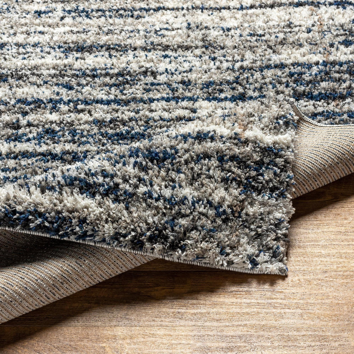 6x9 Dark Blue Area Rug F91145