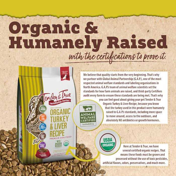 Organic Turkey & Liver Recipe Dog Food W4319